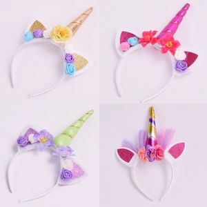 🌸5 Unicorn Headbands only $2 each.